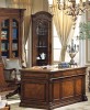 Kingston Corner Curio shown in Antique Walnut finish